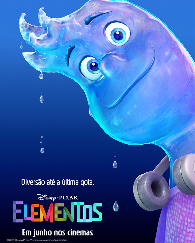 Camiseta Elementos Filme Cinema Fogo Agua Gota Elemental #6